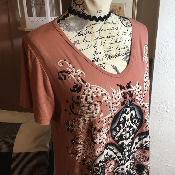 Bling Rider - jeweled clothing short sleeve top - Picture 2 of 8